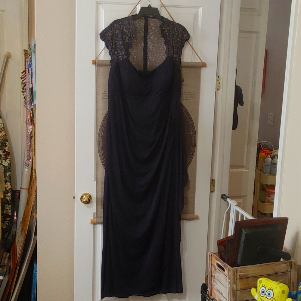 X by Escape Formal Blue Long Dress